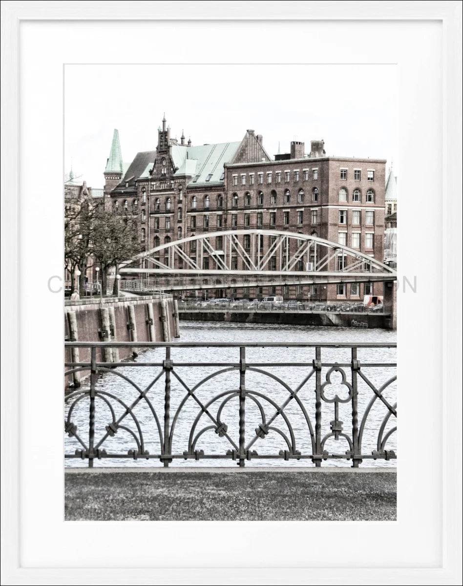 Poster mit Rahmen Hamburg ’Speicherstadt’ HH46D - Wandbilder