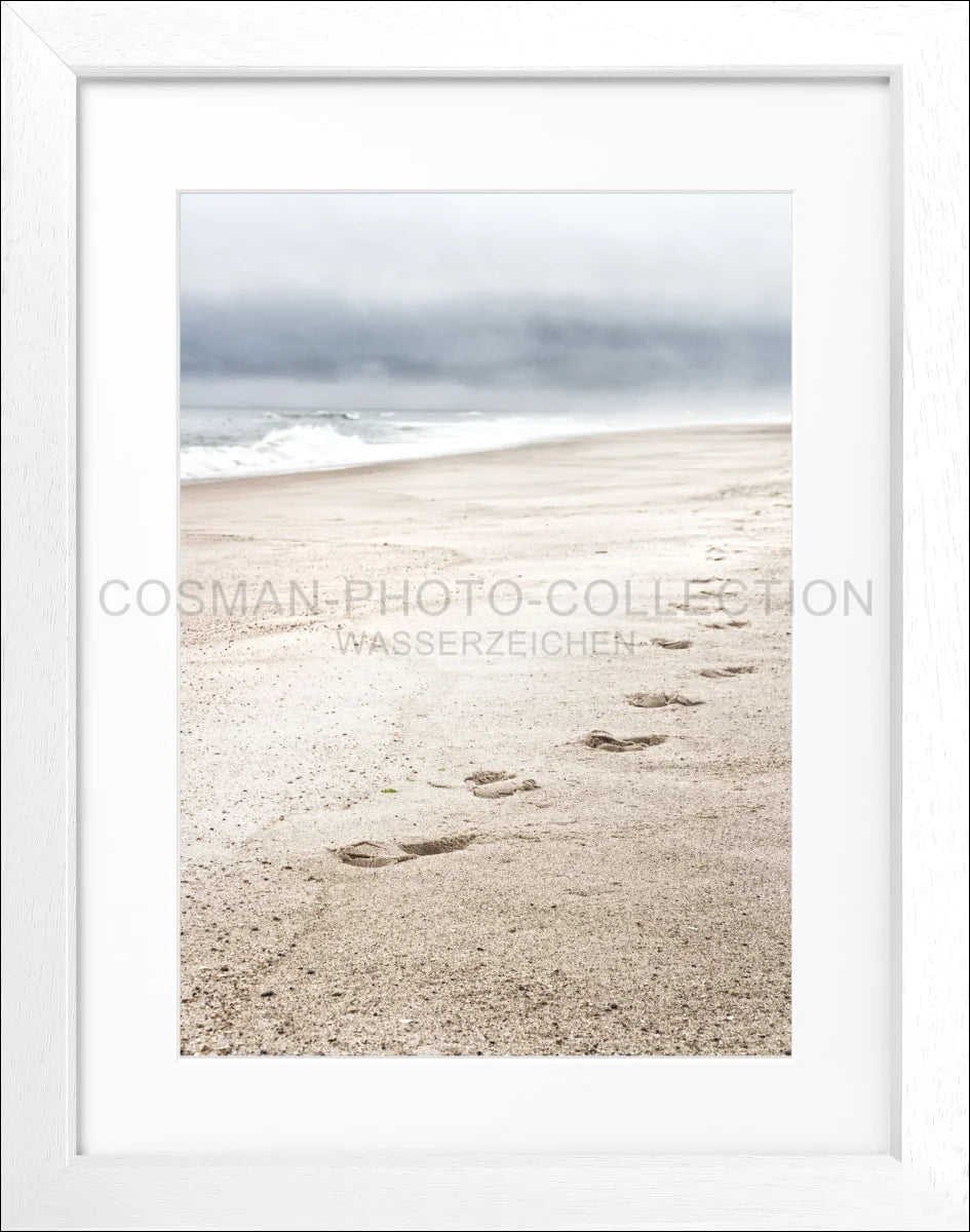 Poster mit Rahmen Hamptons Long Island ’Beach’ HM16