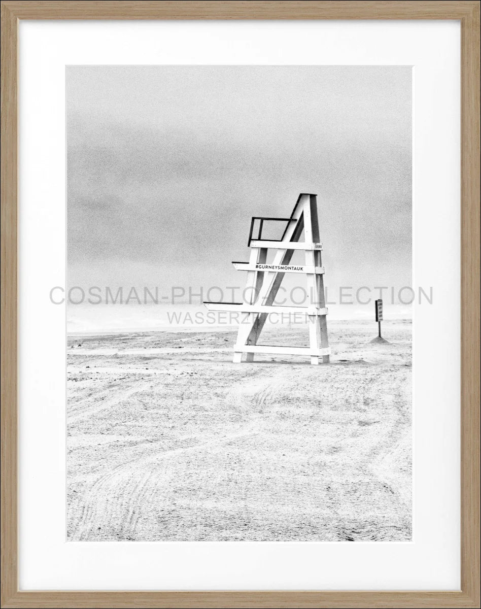 Poster mit Rahmen Hamptons Long Island ’Beach’ HM27