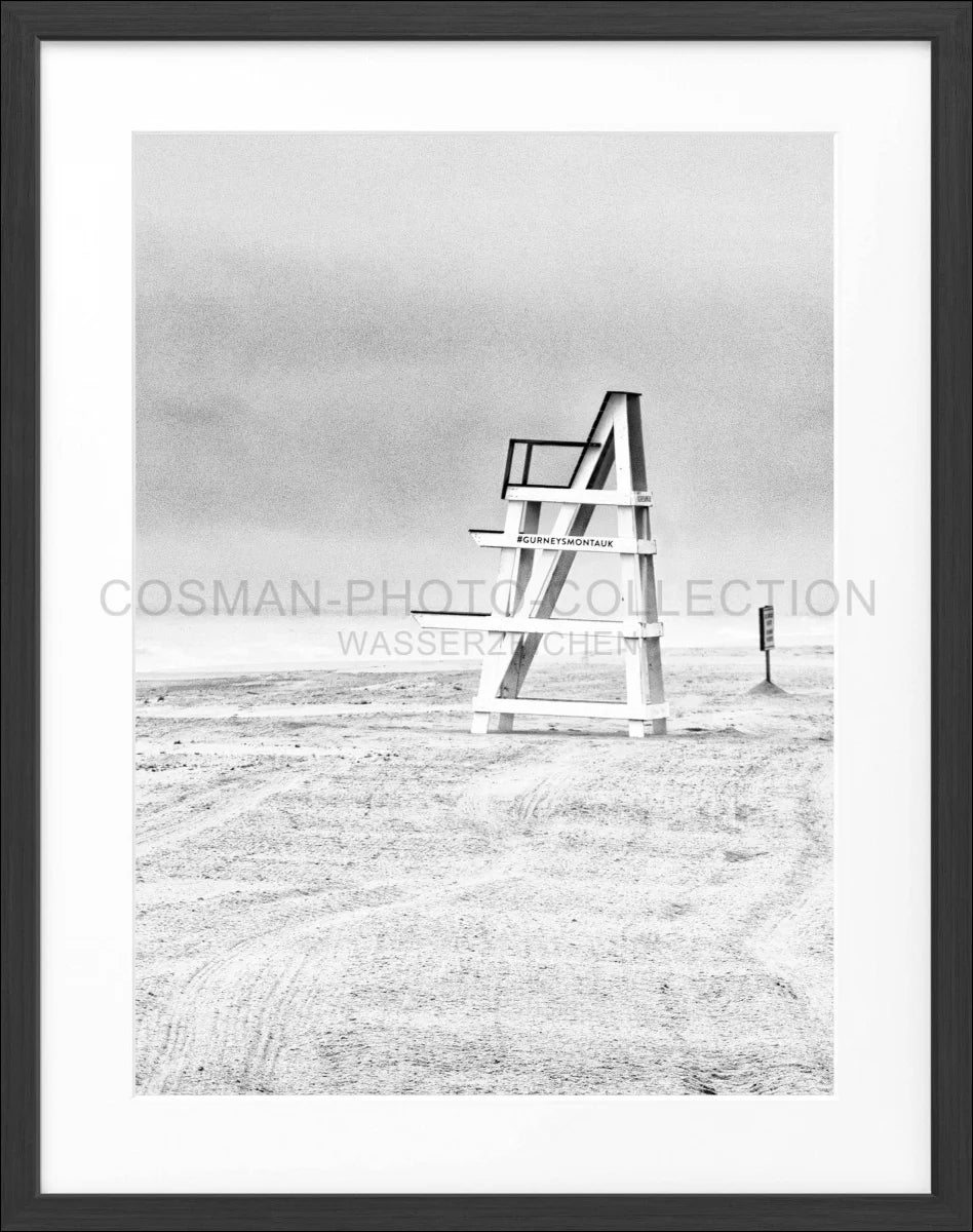 Poster mit Rahmen Hamptons Long Island ’Beach’ HM27