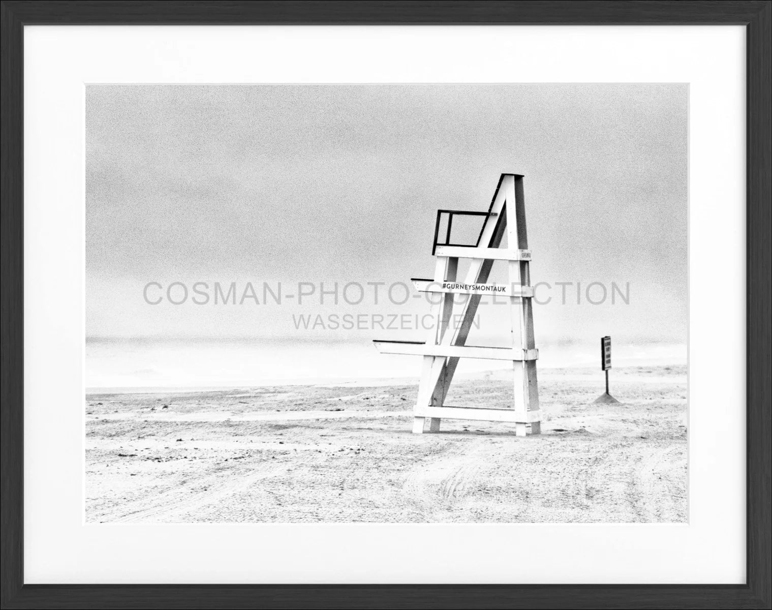 Poster mit Rahmen Hamptons Long Island ’Beach’ HM27A