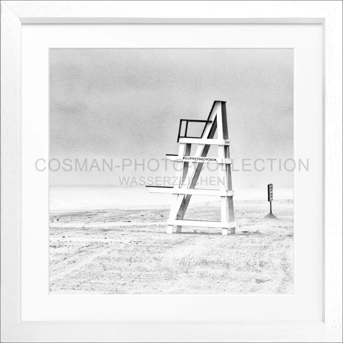 Poster mit Rahmen Hamptons Long Island ’Beach’ HM27Q