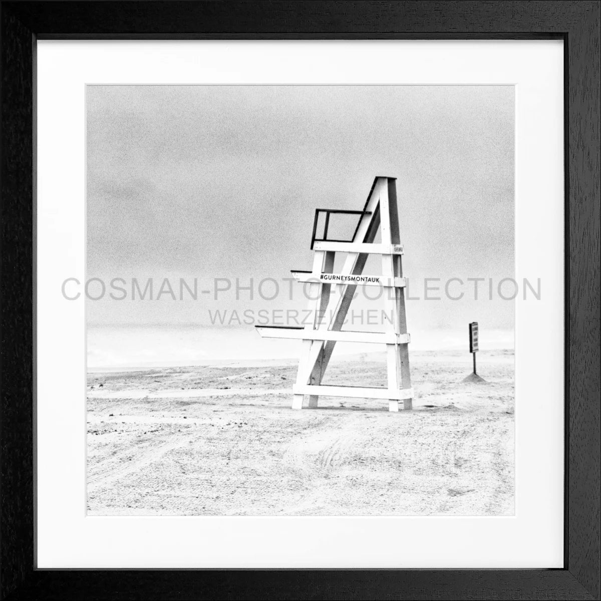 Poster mit Rahmen Hamptons Long Island ’Beach’ HM27Q