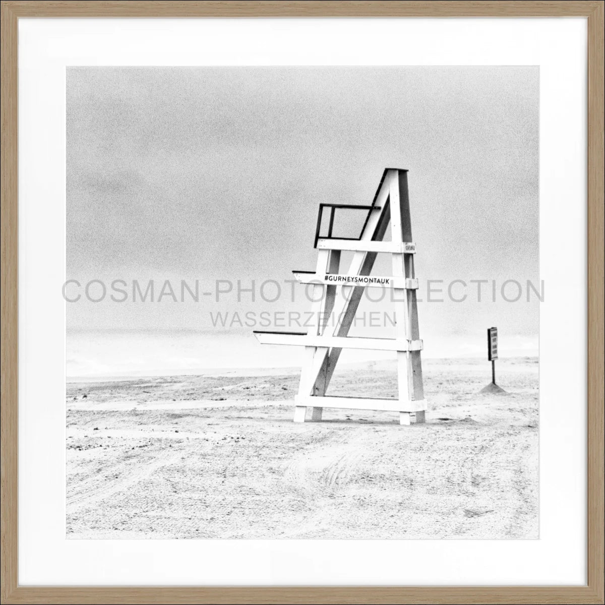 Poster mit Rahmen Hamptons Long Island ’Beach’ HM27Q