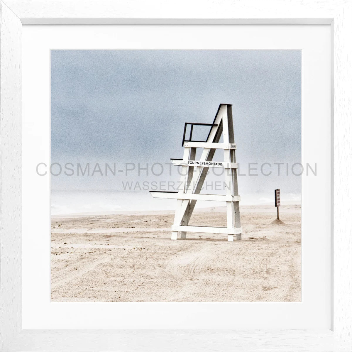 Poster mit Rahmen Hamptons Long Island ’Beach’ HM27Q