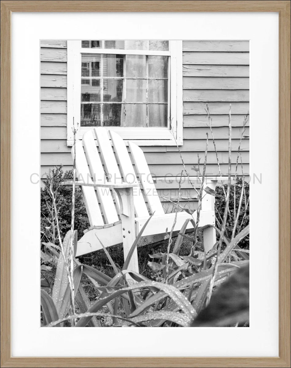 Poster mit Rahmen Hamptons Long Island ’Deckchair’ HM14