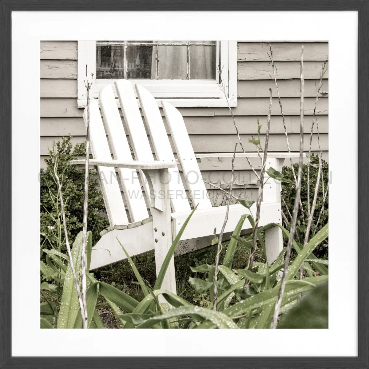 Poster mit Rahmen Hamptons Long Island ’Deckchair’ HM14Q