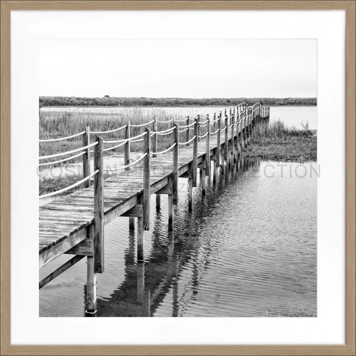 Poster mit Rahmen Hamptons Long Island HM19AQ - Wandbilder