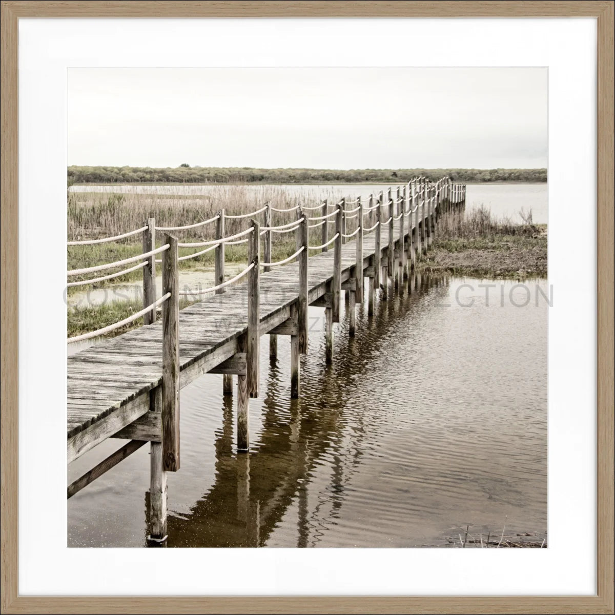 Poster mit Rahmen Hamptons Long Island HM19AQ - Wandbilder