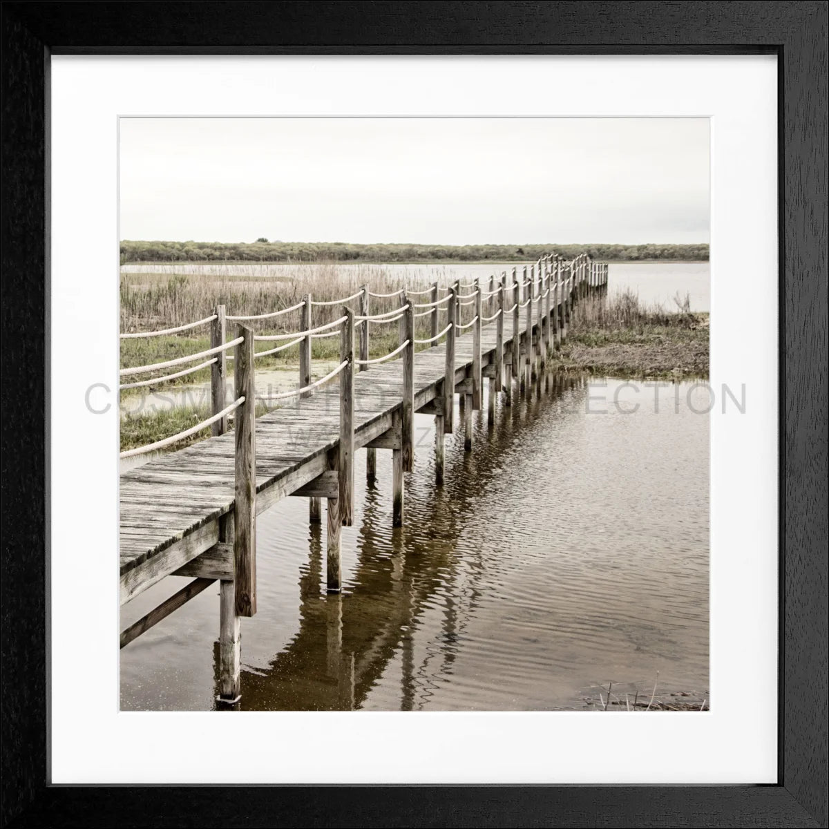 Poster mit Rahmen Hamptons Long Island HM19AQ - Wandbilder