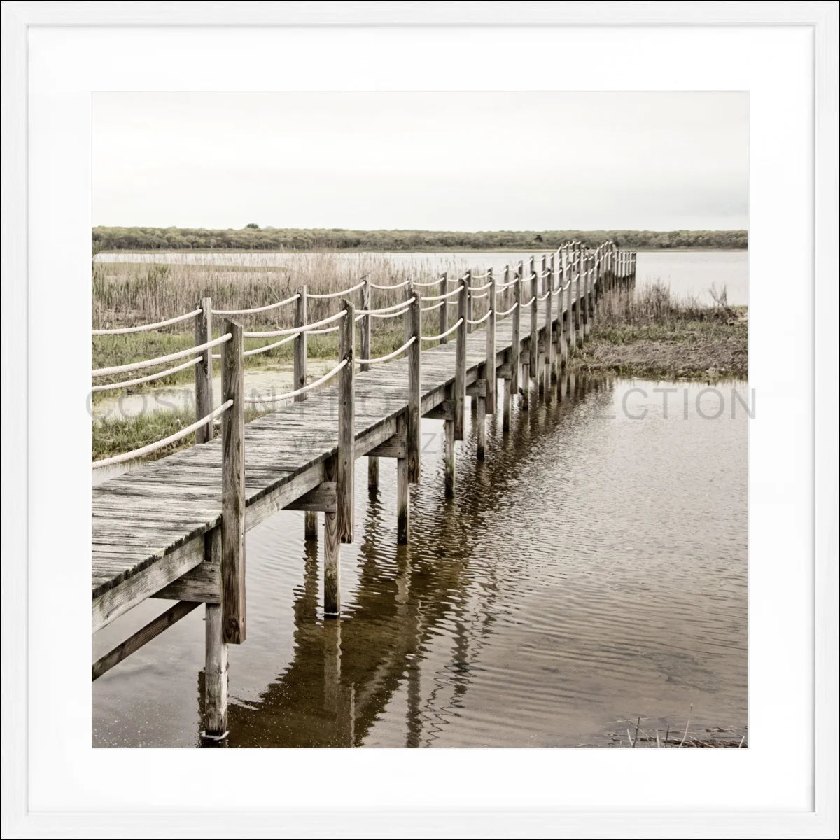 Poster mit Rahmen Hamptons Long Island HM19AQ - Wandbilder