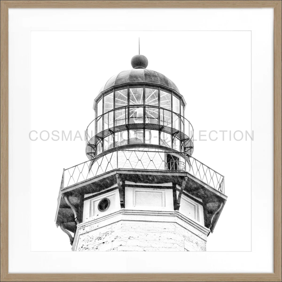 Poster mit Rahmen Hamptons Montauk ’Lighthouse’ HM13Q