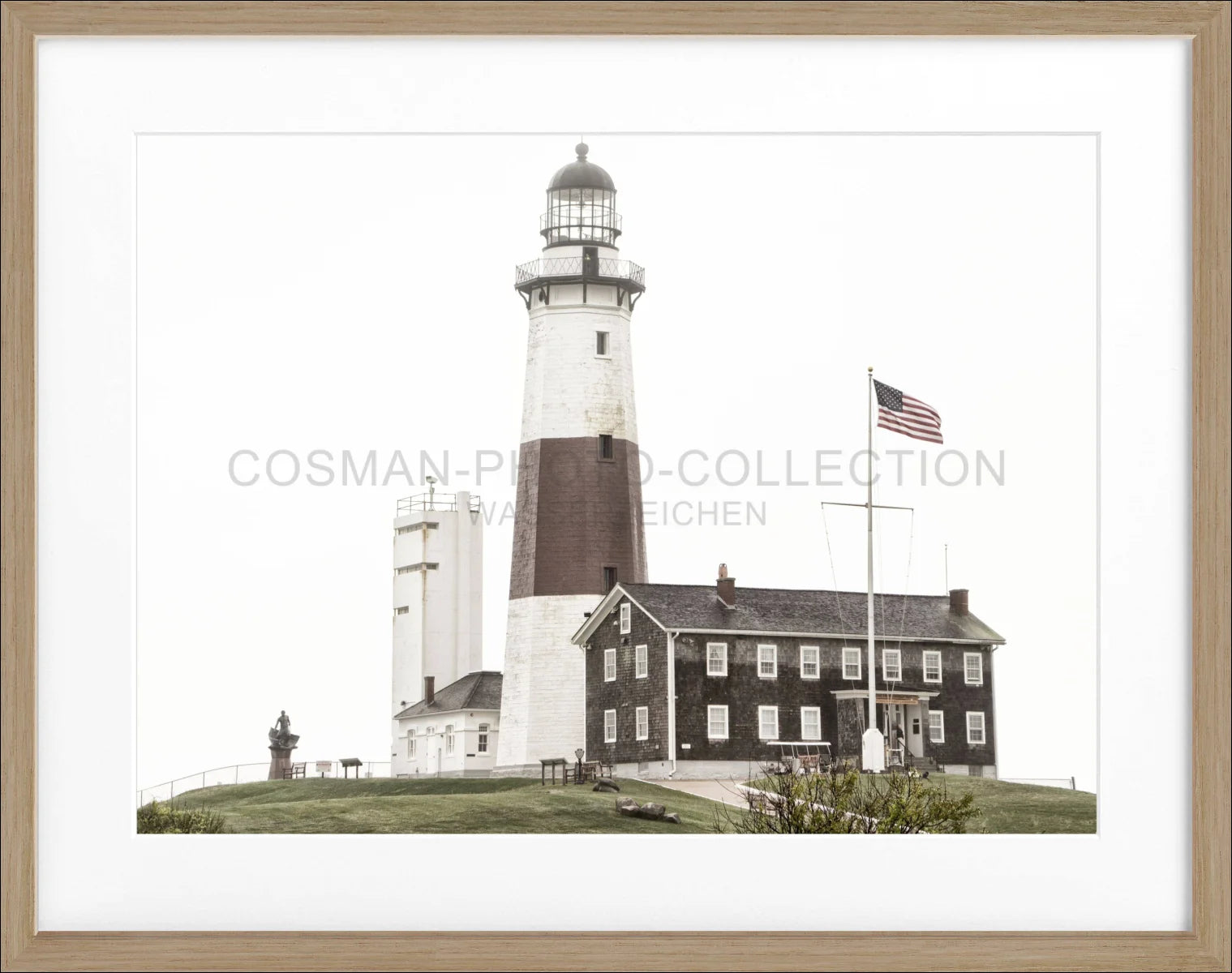 Poster mit Rahmen Hamptons Montauk ’Lighthouse’ HM23