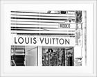 Indrammet plakat Californien Beverly Hills 'Louis Vuitton' HW03