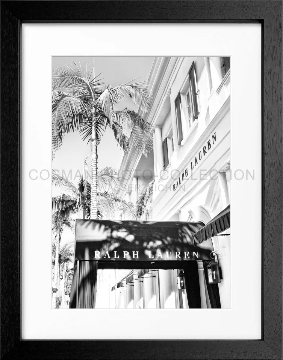 Poster mit Rahmen Kalifornien Beverly Hills ’Ralph Lauren’