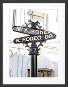 Indrammet plakat Californien Beverly Hills 'Rodeo Drive' HW04