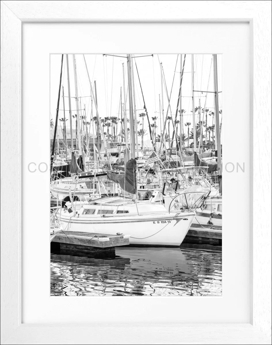 Poster mit Rahmen Kalifornien ’Boat’ K177 - Wandbilder