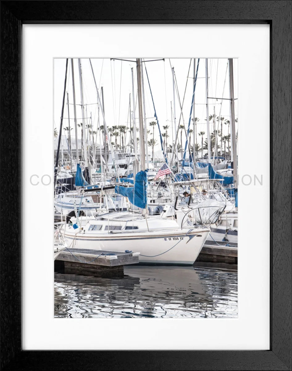 Poster mit Rahmen Kalifornien ’Boat’ K177 - Wandbilder