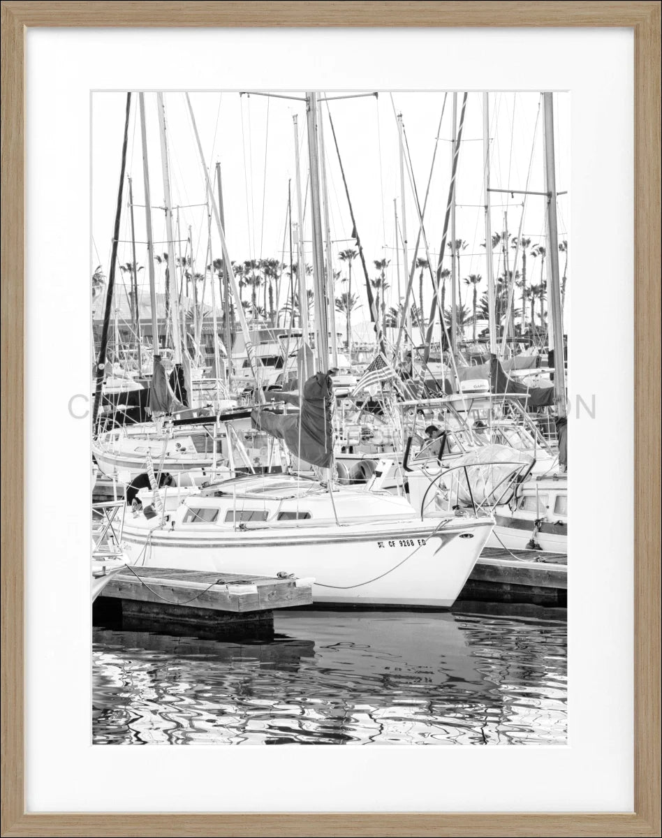 Poster mit Rahmen Kalifornien ’Boat’ K177 - Wandbilder