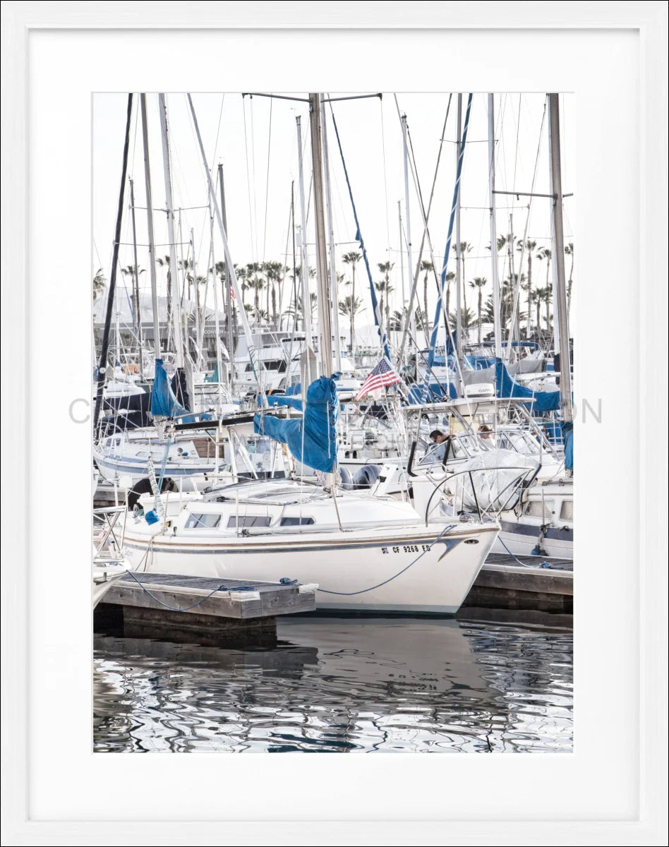 Poster mit Rahmen Kalifornien ’Boat’ K177 - Wandbilder