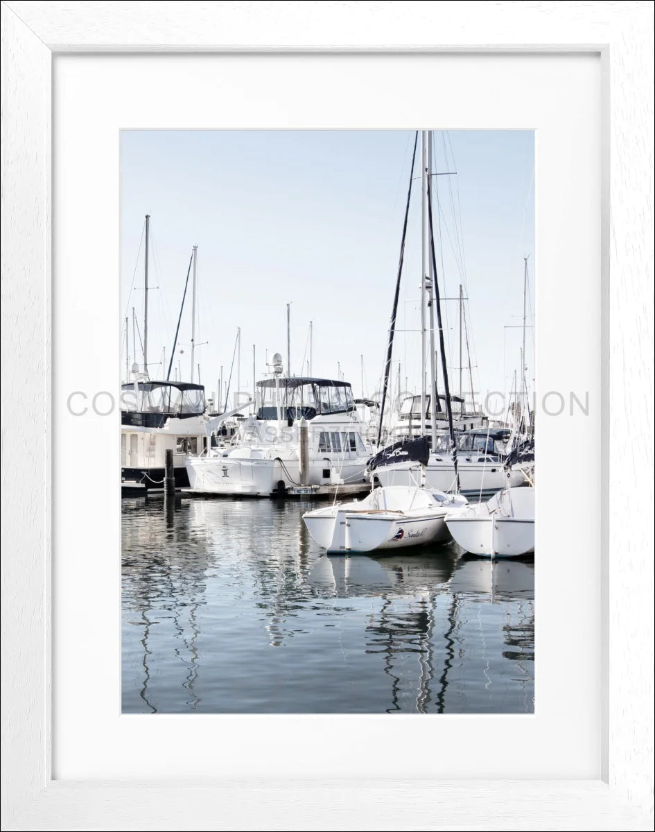 Poster mit Rahmen Kalifornien ’Boat’ K30 - Wandbilder