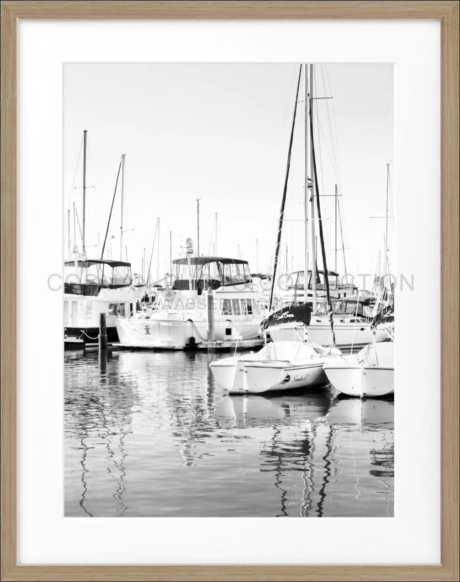 Poster mit Rahmen Kalifornien ’Boat’ K30 - Wandbilder