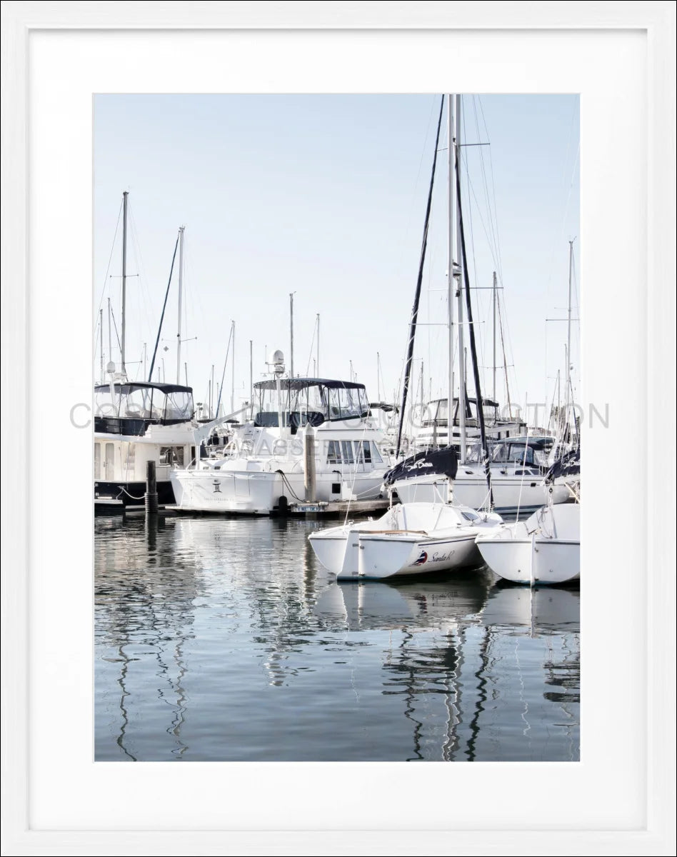 Poster mit Rahmen Kalifornien ’Boat’ K30 - Wandbilder