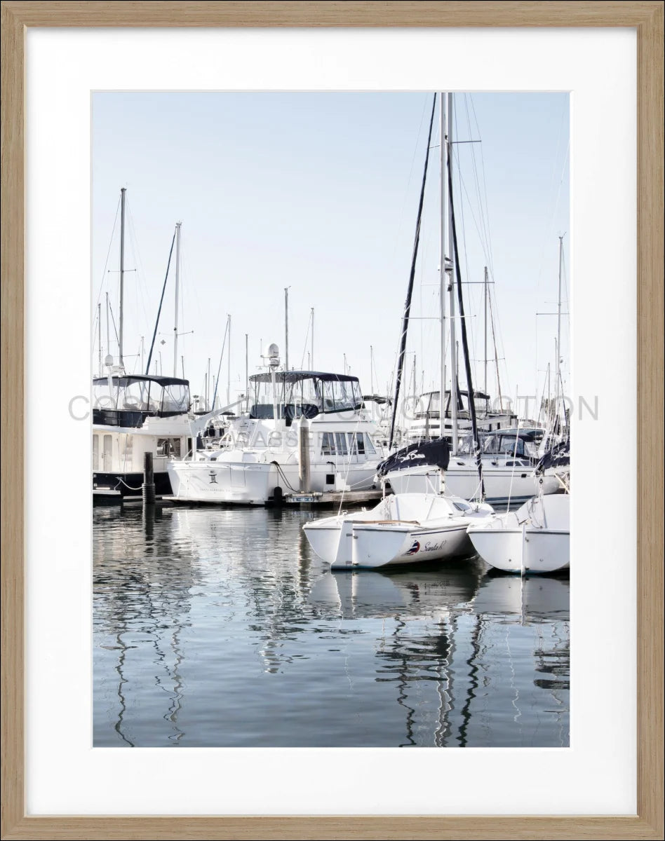 Poster mit Rahmen Kalifornien ’Boat’ K30 - Wandbilder