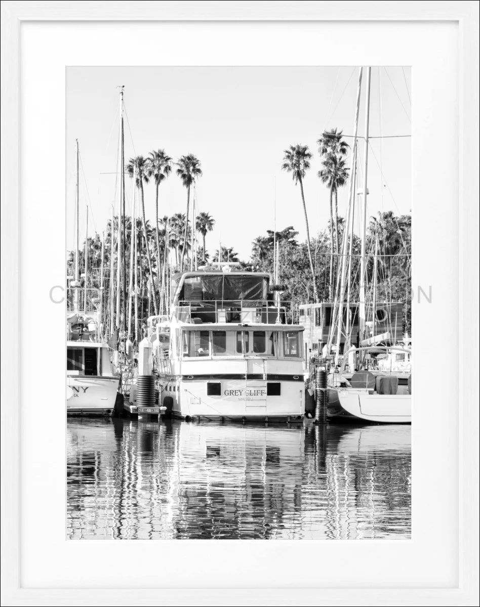 Poster mit Rahmen Kalifornien ’Boat’ K33 - Wandbilder