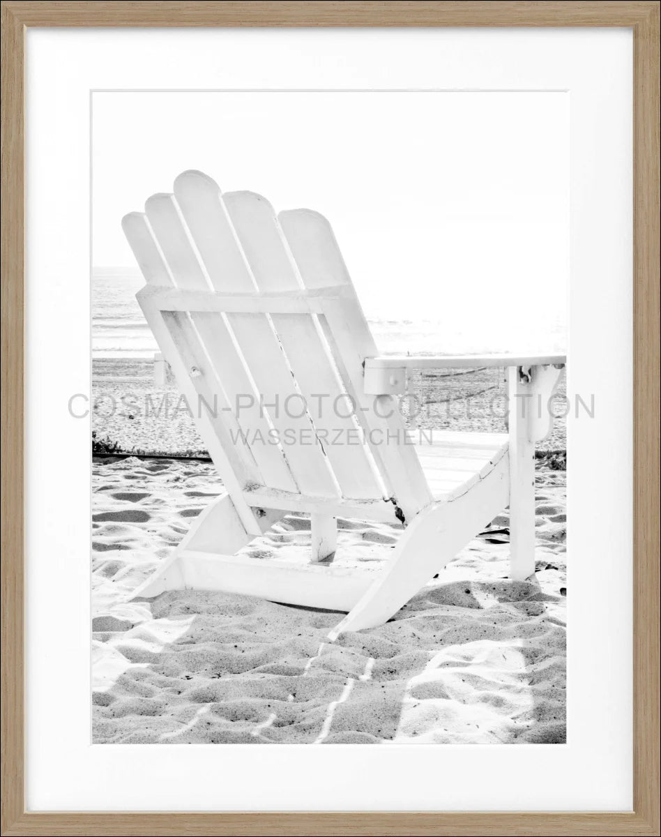 Poster mit Rahmen Kalifornien ’Deckchair’ K181 - Wandbilder