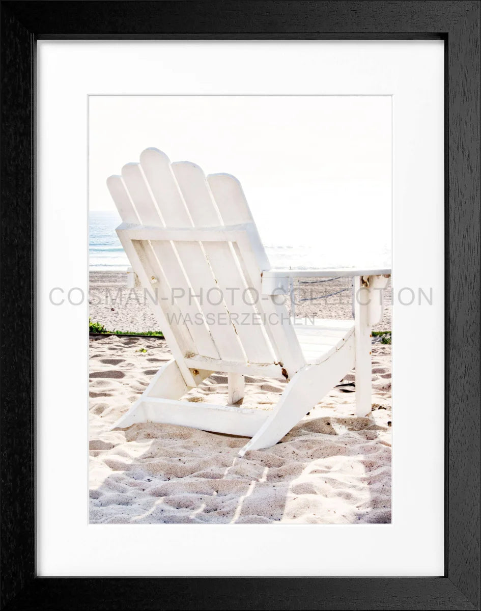 Poster mit Rahmen Kalifornien ’Deckchair’ K181 - Wandbilder