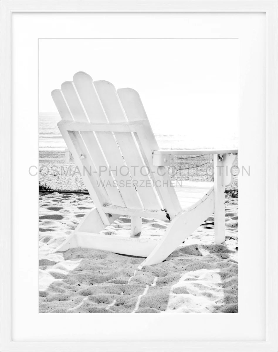 Poster mit Rahmen Kalifornien ’Deckchair’ K181 - Wandbilder