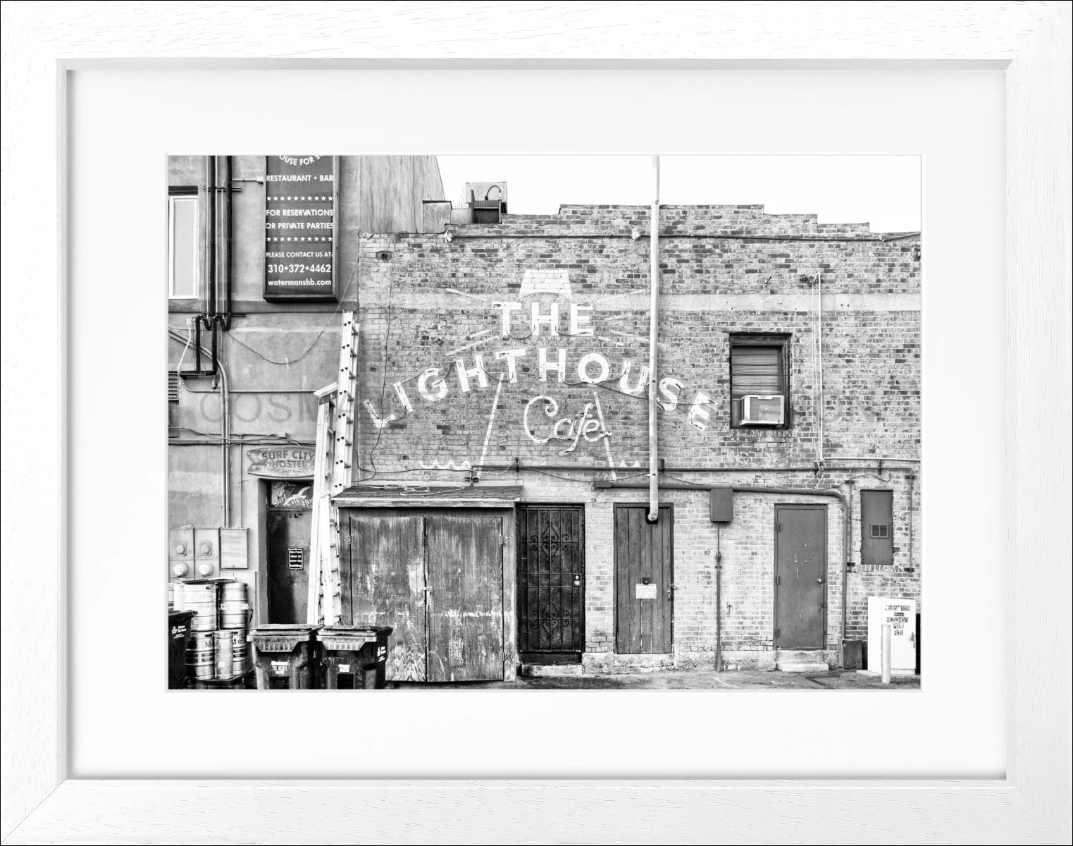 Poster mit Rahmen Kalifornien ’Hermosa Beach’ K160