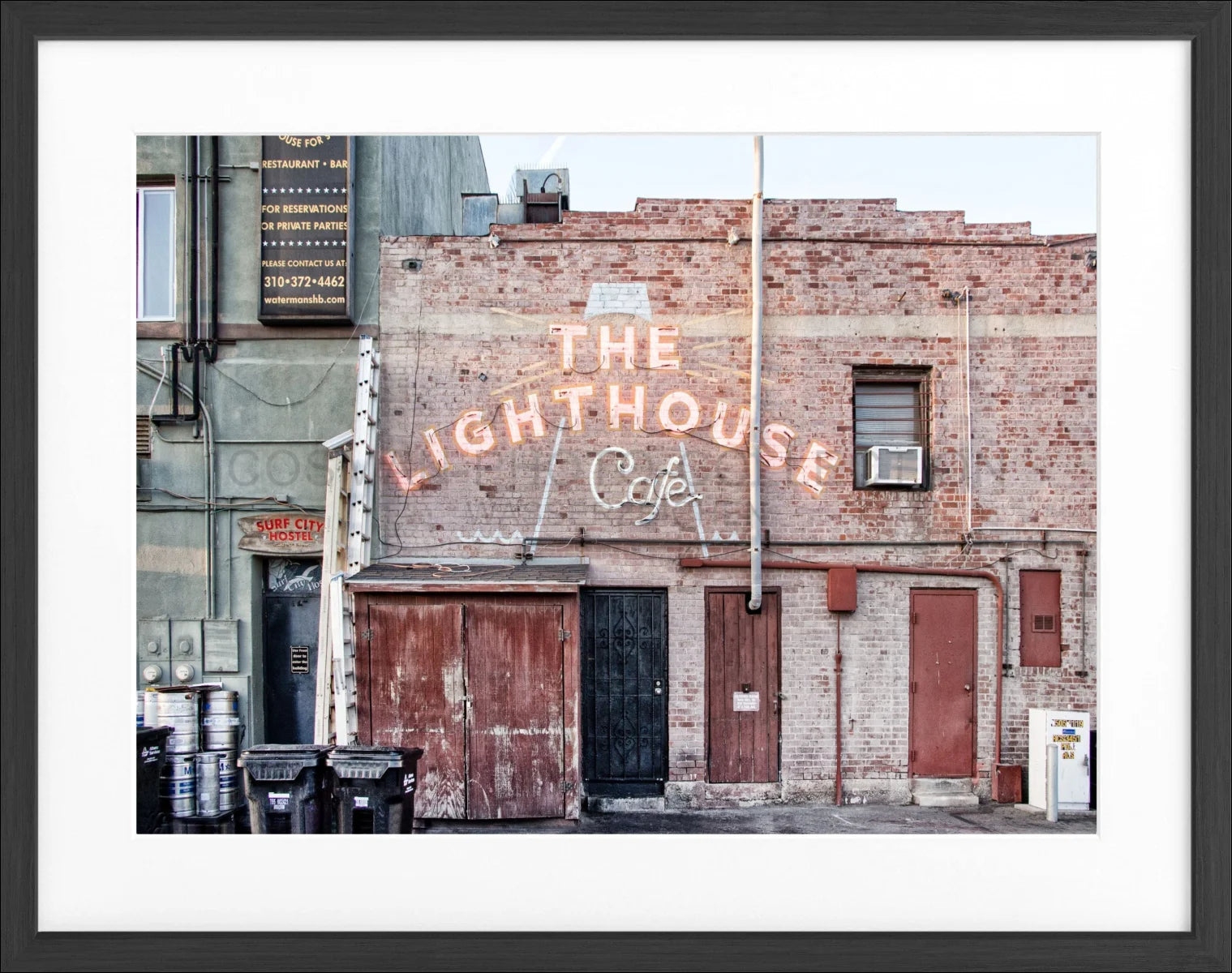 Poster mit Rahmen Kalifornien ’Hermosa Beach’ K160