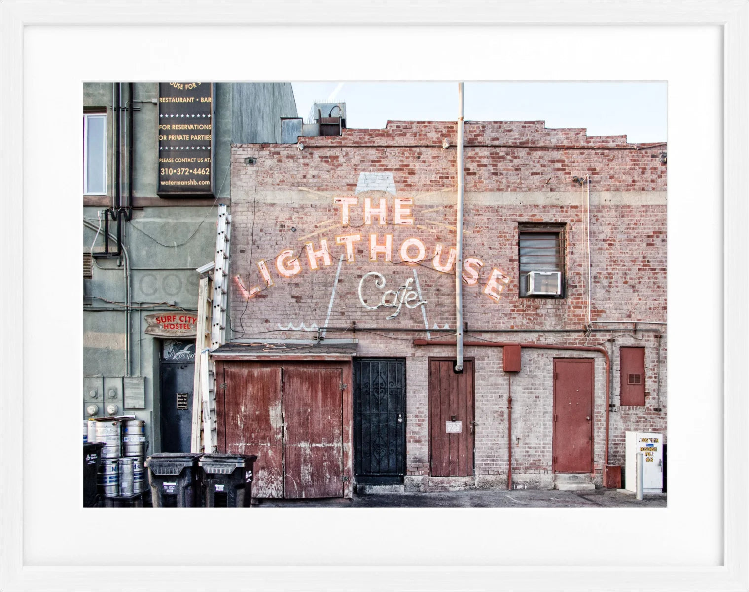 Poster mit Rahmen Kalifornien ’Hermosa Beach’ K160