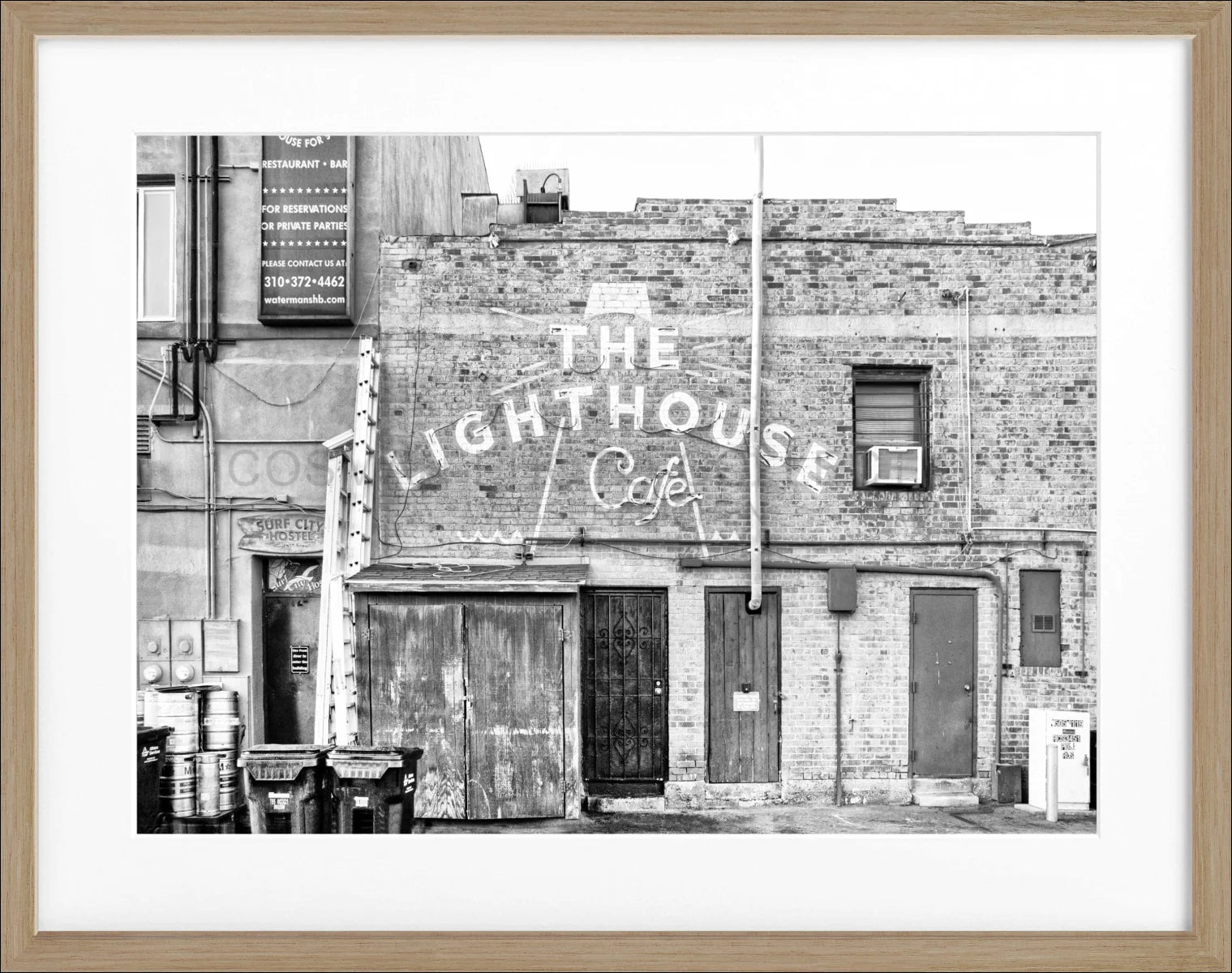 Poster mit Rahmen Kalifornien ’Hermosa Beach’ K160