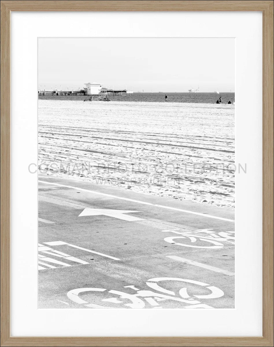 Poster mit Rahmen Kalifornien ’Huntington Beach’ K139