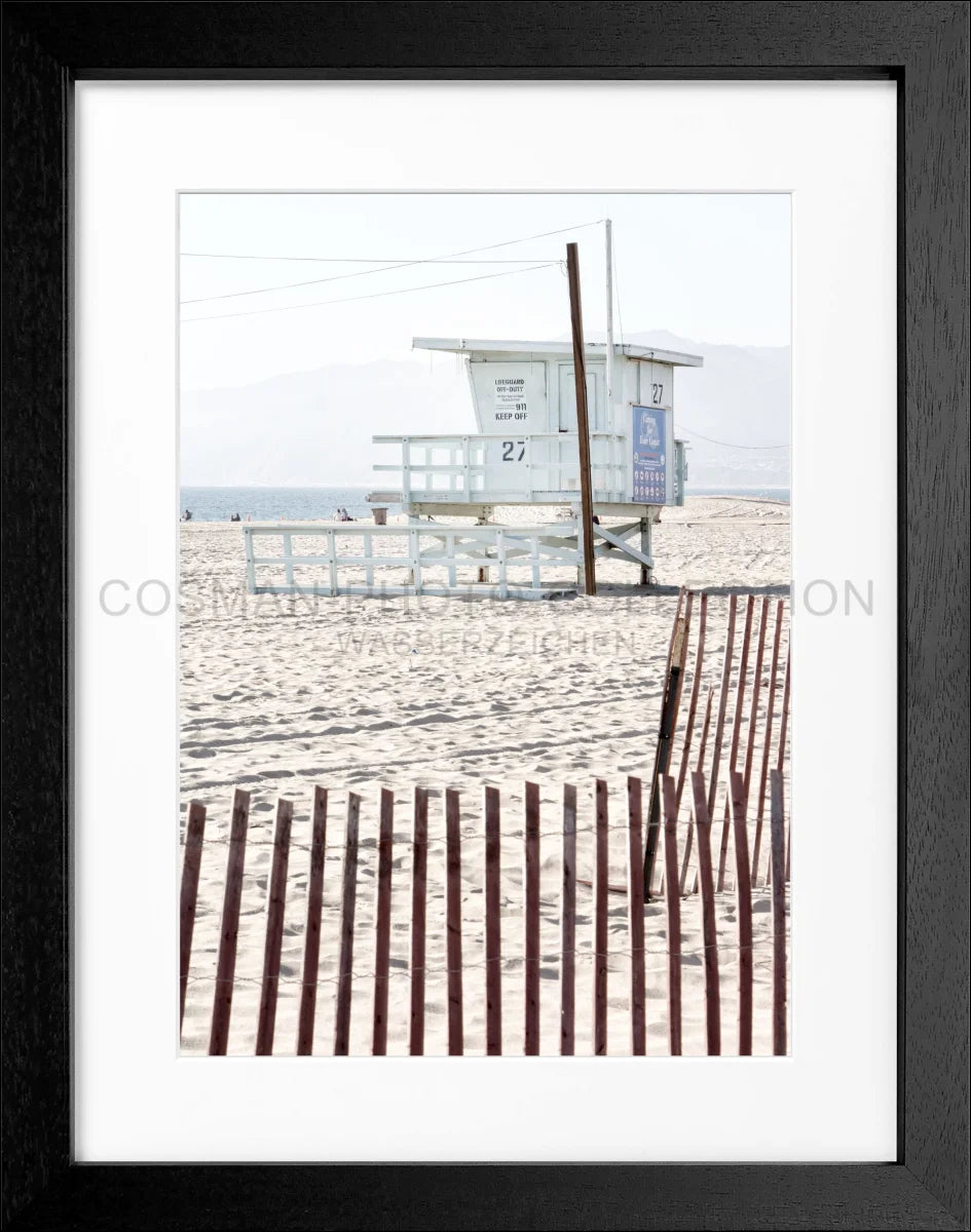 Poster mit Rahmen Kalifornien ’Lifeguard’ K122 - Wandbilder