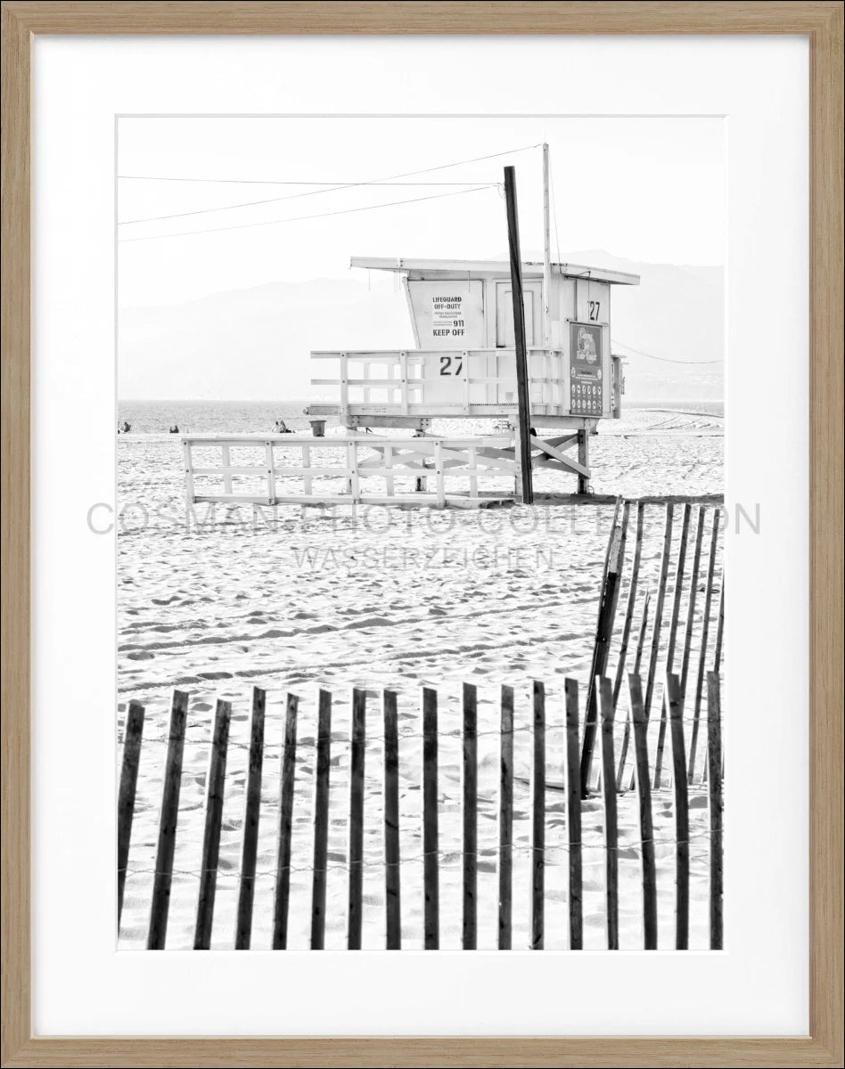 Poster mit Rahmen Kalifornien ’Lifeguard’ K122 - Wandbilder