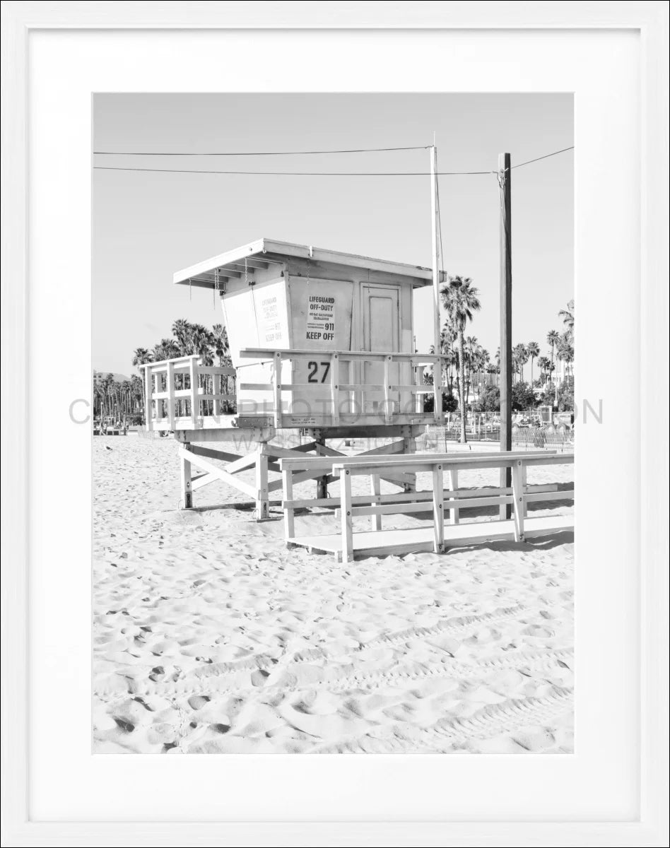 Poster mit Rahmen Kalifornien ’Lifeguard’ K123 - Wandbilder