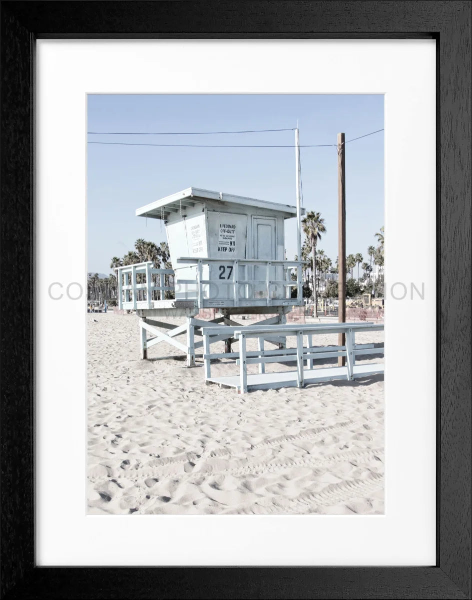 Poster mit Rahmen Kalifornien ’Lifeguard’ K123 - Wandbilder