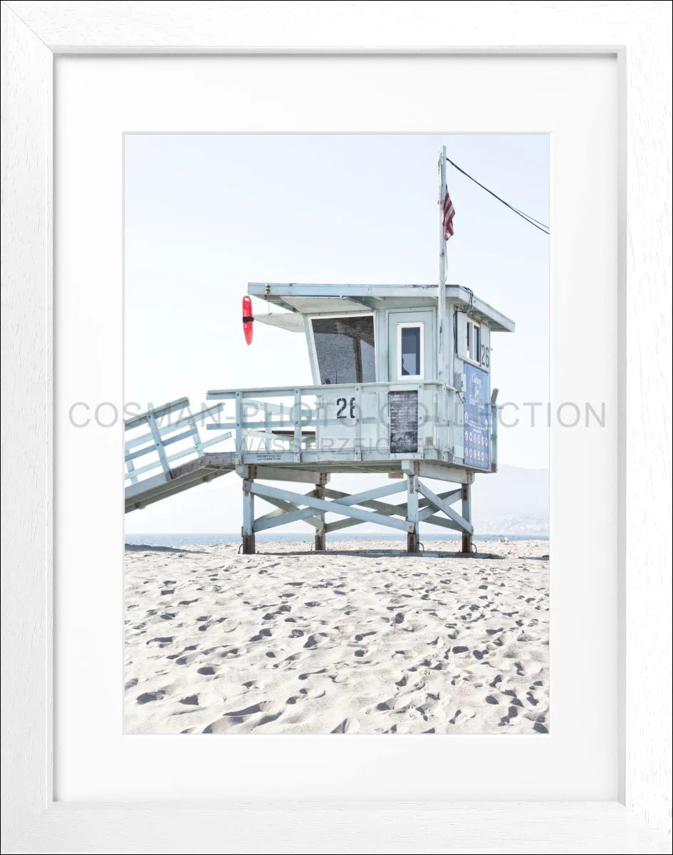 Poster mit Rahmen Kalifornien ’Lifeguard’ K125 - Wandbilder