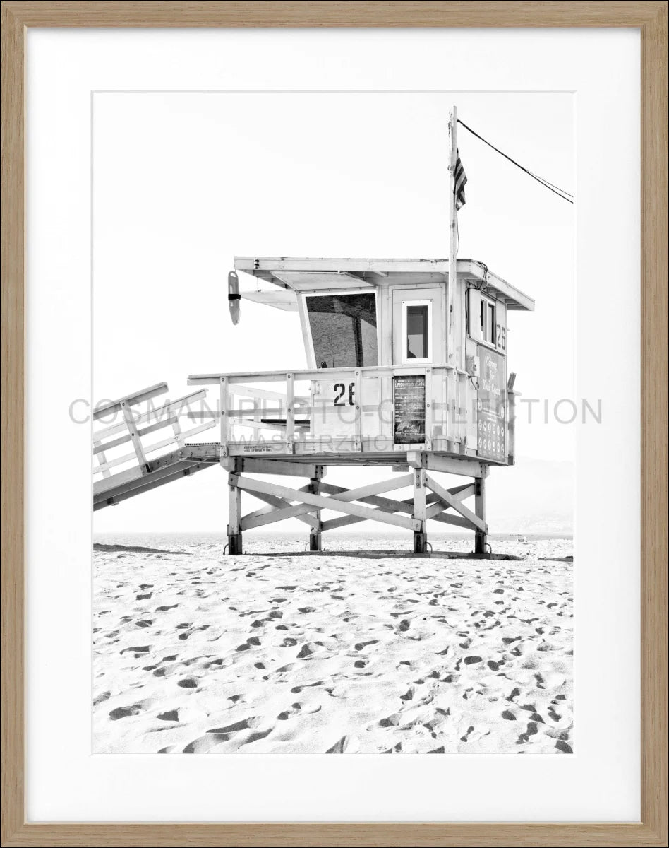 Poster mit Rahmen Kalifornien ’Lifeguard’ K125 - Wandbilder