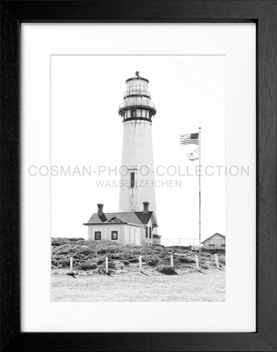 Poster mit Rahmen Kalifornien ’Lighthouse’ L03 - Wandbilder