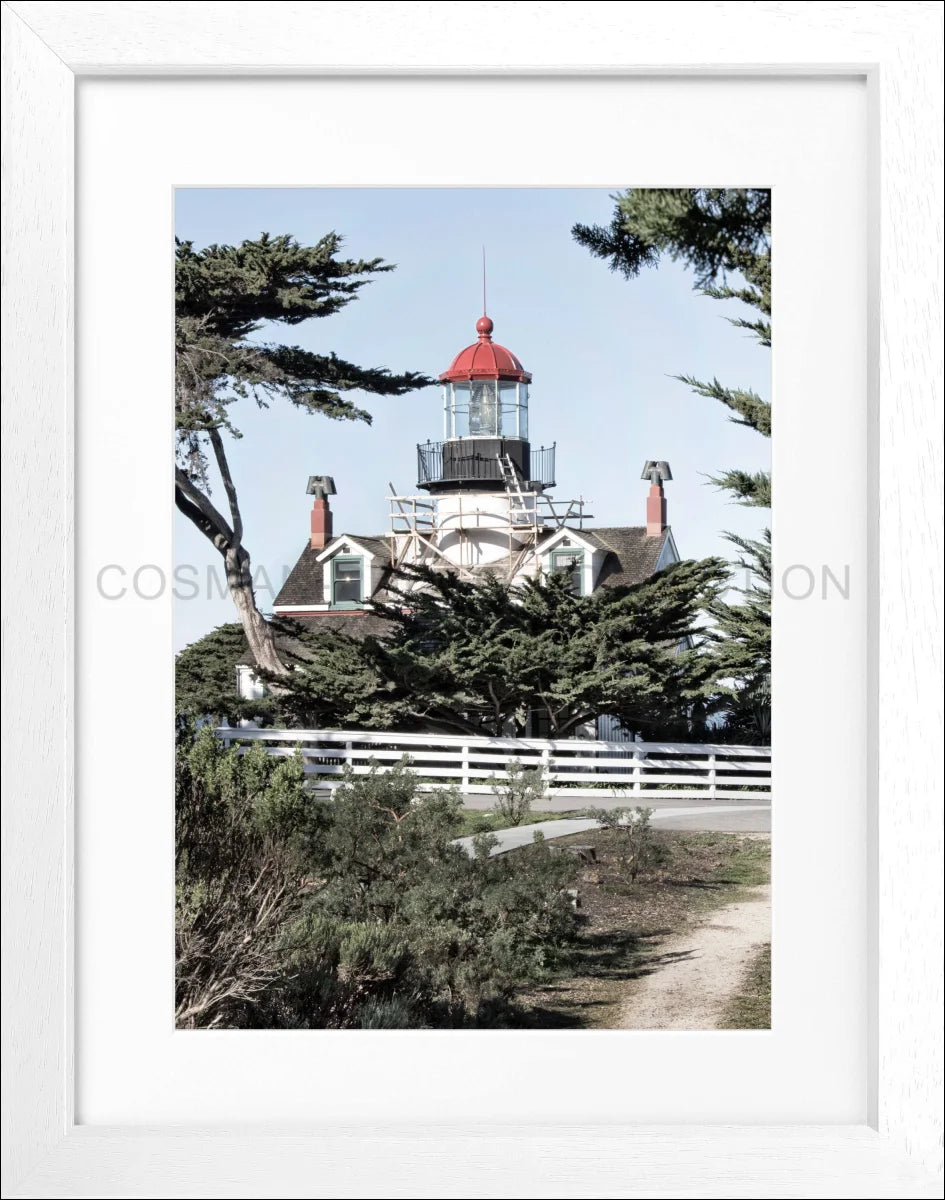 Poster mit Rahmen Kalifornien ’Lighthouse’ L09 - Wandbilder