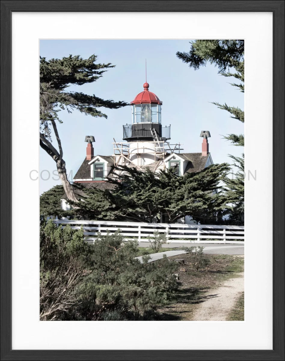 Poster mit Rahmen Kalifornien ’Lighthouse’ L09 - Wandbilder