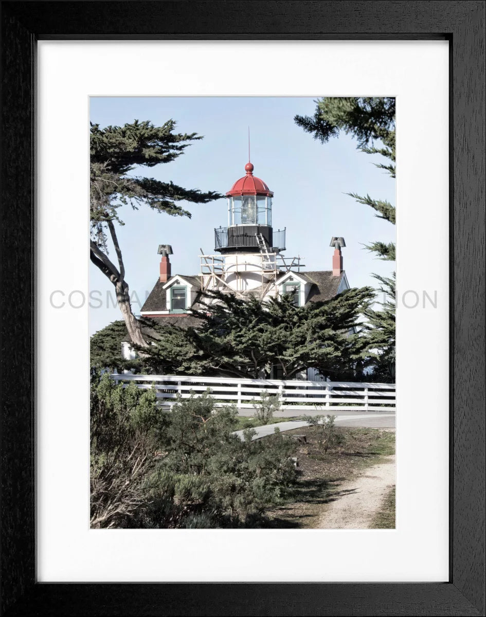 Poster mit Rahmen Kalifornien ’Lighthouse’ L09 - Wandbilder