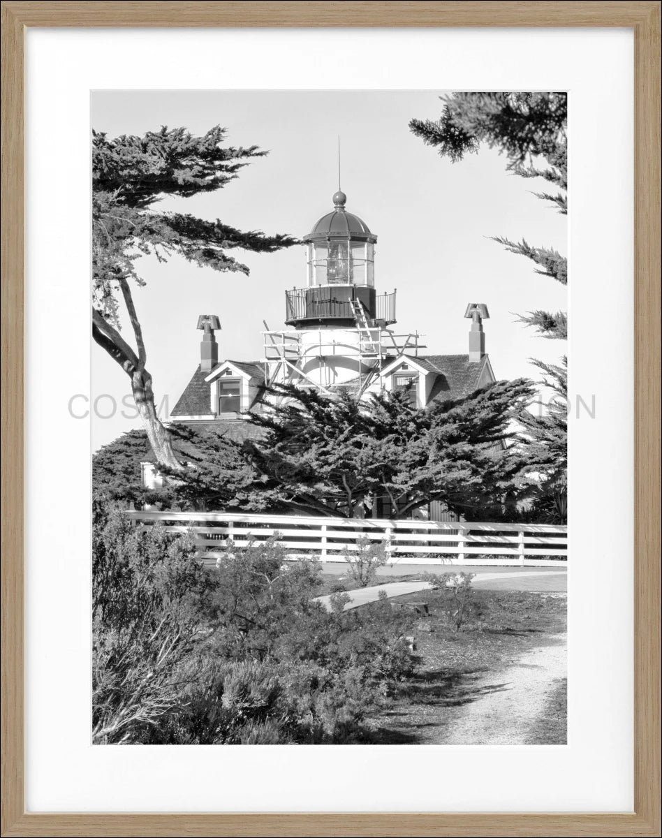 Poster mit Rahmen Kalifornien ’Lighthouse’ L09 - Wandbilder