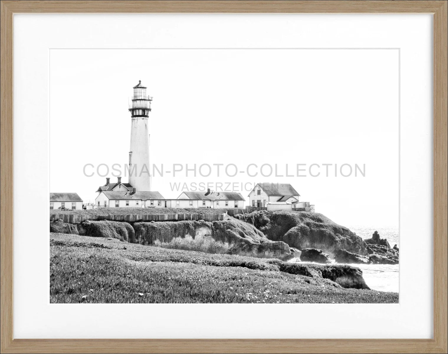 Poster mit Rahmen Kalifornien ’Lighthouse’ L10 - Wandbilder