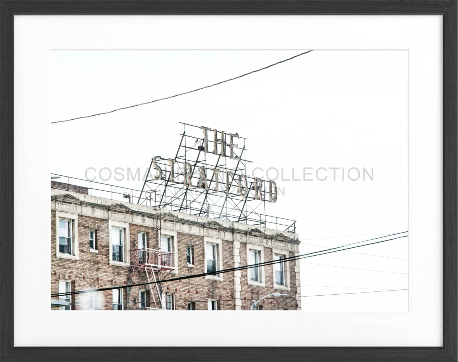 Poster mit Rahmen Kalifornien Los Angeles Hotel ’The